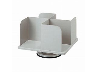 プラス 回転式帳簿立 BN型 ライトグレー（代引不可） プラス