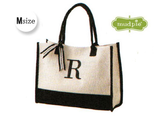 イニシャルトートバッグ Mサイズ ｒ ９９００１１ｒ ムラウチドットコム