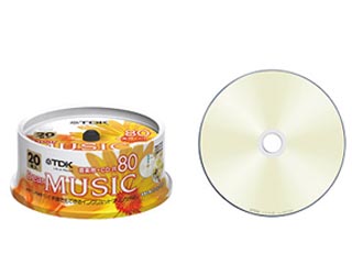 【クリックでお店のこの商品のページへ】CD-RDE80PPX20PN CD-R 録音用 スピンドルケース 20枚入