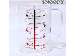 スヌーピー ウッドストック 計量カップ L 600cc 熱湯ok Spy 002 ムラウチドットコム