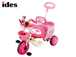 ディズニー ミニーマウス おしゃべりカーゴトライクミニ カジキリ三輪車 ピンク ムラウチドットコム