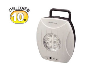 【クリックで詳細表示】GH-LED10WBW 水電池駆動 LEDランタン〔白色LED搭載 10灯〕