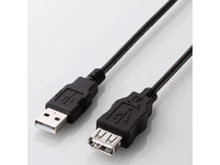 【クリックで詳細表示】【メーカー在庫限り！】U2C-GME15BK ゲーム機用USB2.0延長ケーブル(AM-AFタイプ) [ブラック] 1.5m