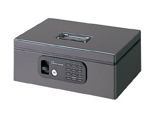 【クリックでお店のこの商品のページへ】CB-0 電子ロック手提金庫 FL型 ダークグレー Mサイズ