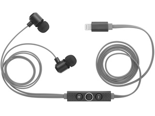 LightningڑnC]ΉCi[C[wbhz IC-Earphone ICEP-LT-04 GY O[