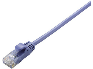 【クリックで詳細表示】LD-CTY/BU2 CAT5E準拠 やわらかLANケーブル 2m ブルー