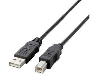 【クリックで詳細表示】USB2-ECO10 EU ABタイプ/RoHS指令準拠USBケーブル1.0m ブラック