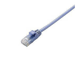 【クリックで詳細表示】LD-CTY/BU3 CAT5E準拠 やわらかLANケーブル 3m ブルー