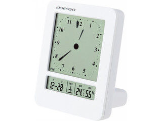 Kw9270 アナログ風デジタル電波時計 日付 湿温度表示 アラーム バックライト ムラウチドットコム