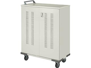 【クリックで詳細表示】EAS-PC10 ノートパソコンキャビネット(キャスタータイプ)