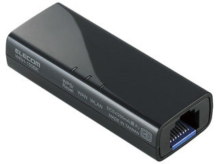 ELECOM/GR    11n/g/b 150MbpsΉzep[^ WRH-150BK ubN