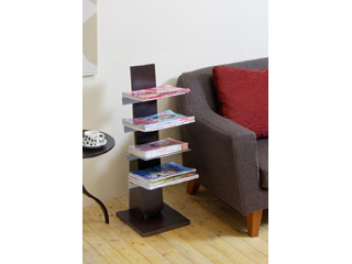 【クリックでお店のこの商品のページへ】【マガジンラック】 マガジンタワー(ダーク)