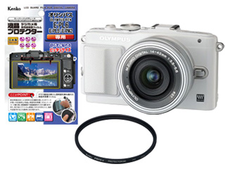 Olympus Pen Lite E Pl6 14 42mm Ez レンズキット ホワイト 液晶保護フィルム レンズフィルターセット ムラウチドットコム