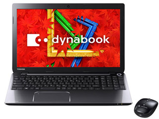 【クリックで詳細表示】15.6型ワイドLED液晶ノートPC dynabook/ダイナブック T554/45KB PT55445KSXB プレシャスブラック