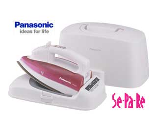 【クリックで詳細表示】NI-L63-R コードレススチームアイロン (ルビーレッド)