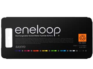 単三形eneloop 8色カラーパック  HR-3UTGA-8SL