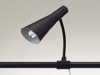 クリップスポットライト ANX-111PBK（黒）電球型蛍光灯 【 ムラウチ 