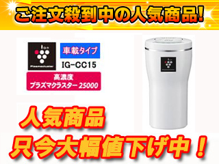 Ig Cc15 W プラズマクラスターイオン発生機 車載タイプ ホワイト系 の感想 評価 口コミ ムラウチドットコム