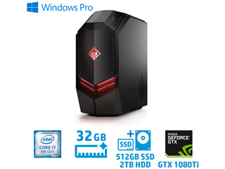 Core i7-8700K採用 GTX1080Ti搭載 ゲーミングデスクトップPC OMEN by 