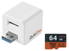 USB Type-A iPhone/AndroidΉ microSD[_[ Qubii Duo MKPQD-W{64GB microSDXCJ[hZbg