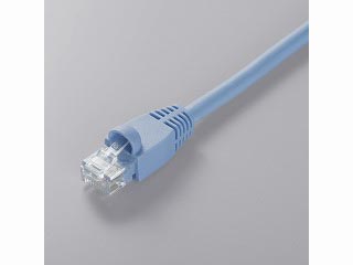 【クリックで詳細表示】BSC5EK5BL LANケーブル カテゴリ5e 爪折れ防止 簡易包装 5m ブルー