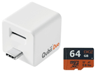 USB Type-C iPhone/AndroidΉ microSD[_[ Qubii Duo  MKPQC-W{64GB microSDXCJ[hZbg