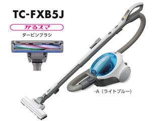 【クリックでお店のこの商品のページへ】TC-FXB5J-A 紙パック式掃除機(ライトブルー)