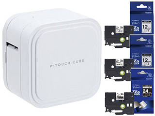 E`IWipe[v3{ZbgIX}zΉxC^[ P-TOUCH CUBE s[^b` L[u PT-P910BT