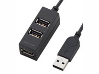 【クリックで詳細表示】U2H-TZ310BBK 3ポートUSBハブ(バスパワー専用) ブラック