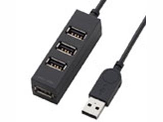 【クリックで詳細表示】U2H-TZ403BBK 4ポートUSBハブ(バスパワー専用) ブラック