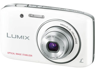 【クリックでお店のこの商品のページへ】DMC-S2-W(ホワイト) コンパクトデジタルカメラ LUMIX/ルミックス