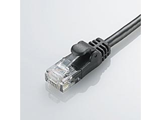 【クリックで詳細表示】LD-CTY/BK10 CAT5E準拠 やわらかLANケーブル 10m ブラック