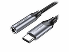 VENTION USB-C Male to 3.5Mm CzWbN ϊP[u DAC A_v^[ 1m Gray A~jE BG