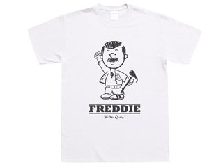 It パロディプリントｔシャツ フレディ マーキュリー ムラウチドットコム