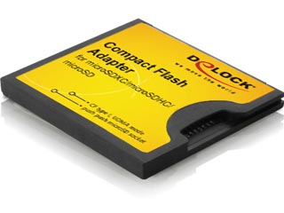 【クリックでお店のこの商品のページへ】61795 CF Type I to microSDXC/microSDHC/microSD 変換アダプター 61795