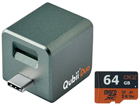 USB Type-C iPhone/AndroidΉ microSD[_[ Qubii Duo MKPQC-MG{64GB microSDXCJ[hZbg