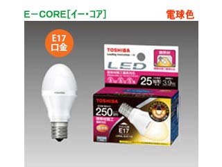 【クリックで詳細表示】LDA4L-G-E17/S LED電球 ミニクリプトン形3.9W 断熱材施工器具対応(電球色)