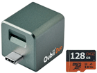 USB Type-C iPhone/AndroidΉ microSD[_[ Qubii Duo MKPQC-MG{128GB microSDXCJ[hZbg