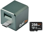 USB Type-C iPhone/AndroidΉ microSD[_[ Qubii Duo MKPQC-MG{256GB microSDXCJ[hZbg