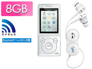 【クリックで詳細表示】【納期未定】NW-S774BT-W(ホワイト)8GB WALKMAN/ウォークマン Sシリーズ 【walkms】