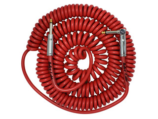 Bullet Cable BC-30CCW 30 ft Coil Cable White Straight//Angle