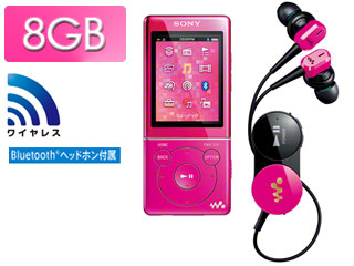 【クリックでお店のこの商品のページへ】【納期未定】NW-S774BT-P(ビビッドピンク)8GB WALKMAN/ウォークマン Sシリーズ 【walkms】