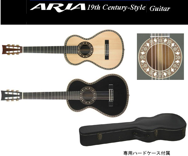 19世紀スタイルギター A19c 200n Bk ムラウチドットコム