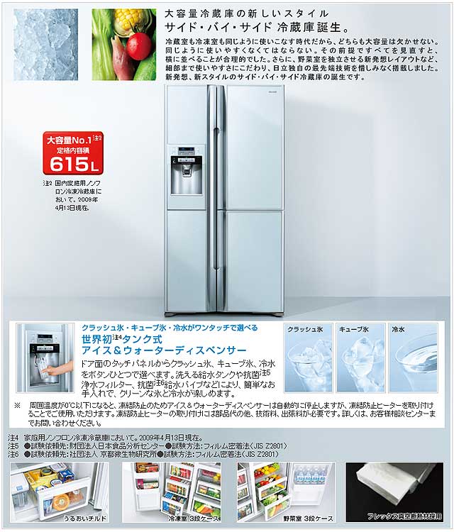 標準配送設置費無料商品 R Sbs60 Xs 3ドア冷凍冷蔵庫615l クリスタルシルバー ムラウチドットコム