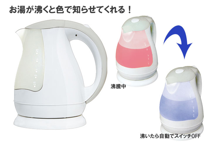 市場 1.5L電気ケトル