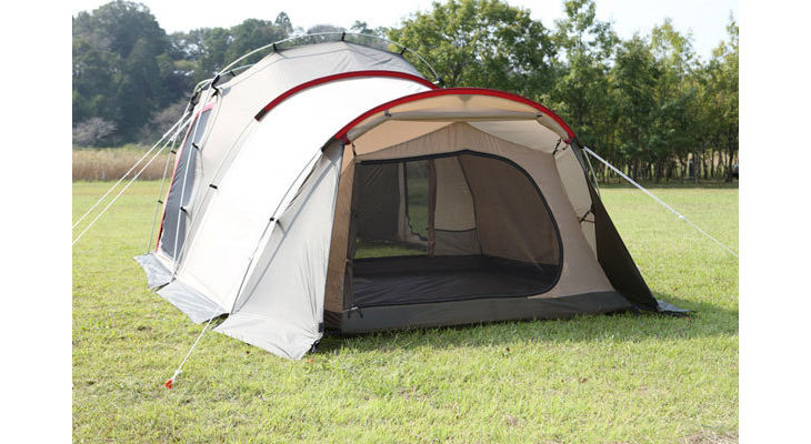 Polvera34 ポルヴェーラ34 3 4人用 ミドルサイズロッジドーム ブラウン サンド レッド ムラウチドットコム