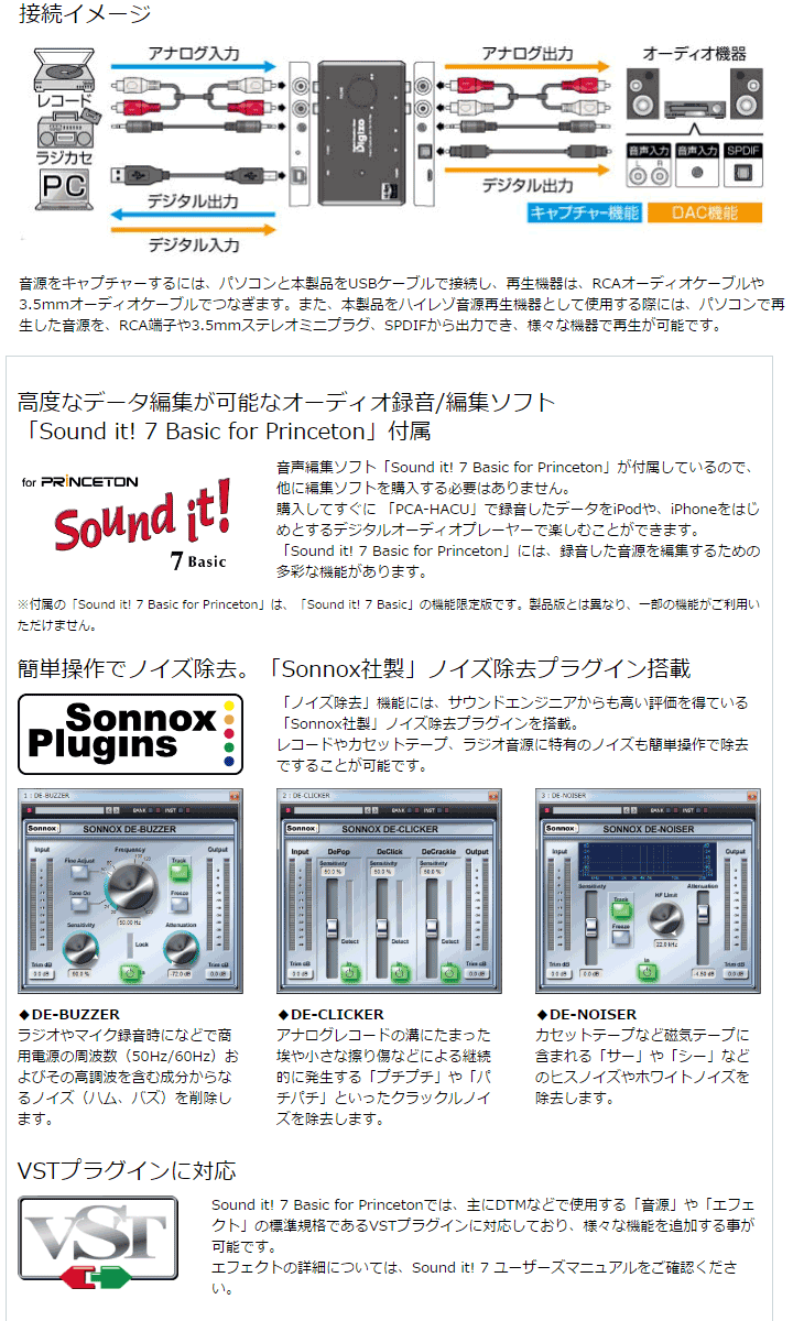 ハイレゾUSBキャプチャーオーディオユニット デジ造ハイレゾ音楽版 PCA-HACU 【 ムラウチドットコム 】