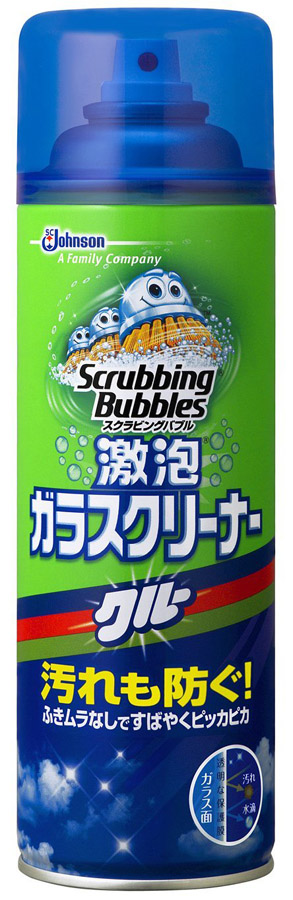 スクラビングバブル 激泡ガラスクリーナー エアゾール スプレータイプ 480ml 【 ムラウチドットコム 】