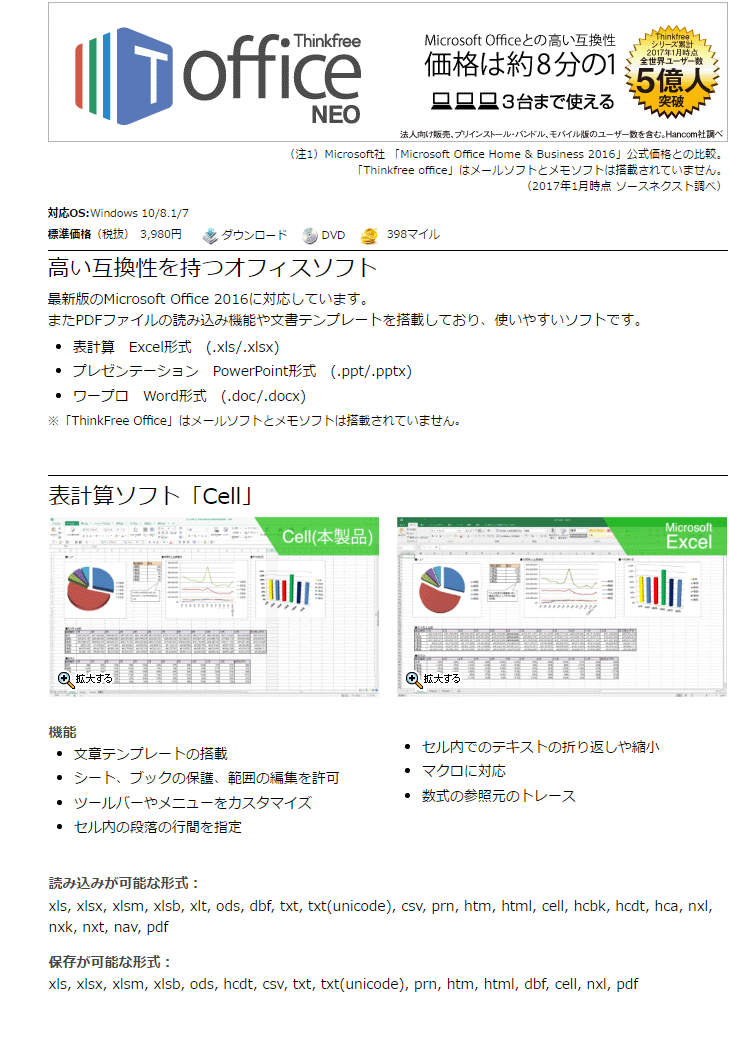 Thinkfree Office Neo ムラウチドットコム
