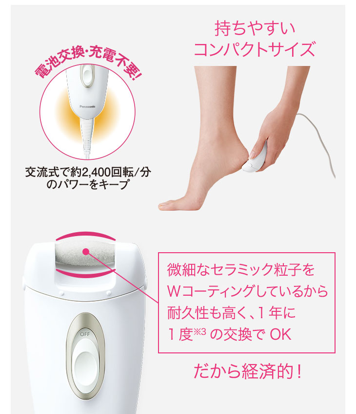 最終決算 パナソニック 角質クリアヘッド用替ヤスリ Panasonic ES-2W31 返品種別A smaksangtimur-jkt.sch.id